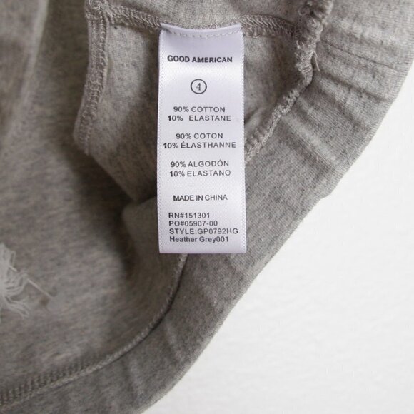 NWT Good American Essential Scoop Bra Heather Grey XL - Picture 4 of 7